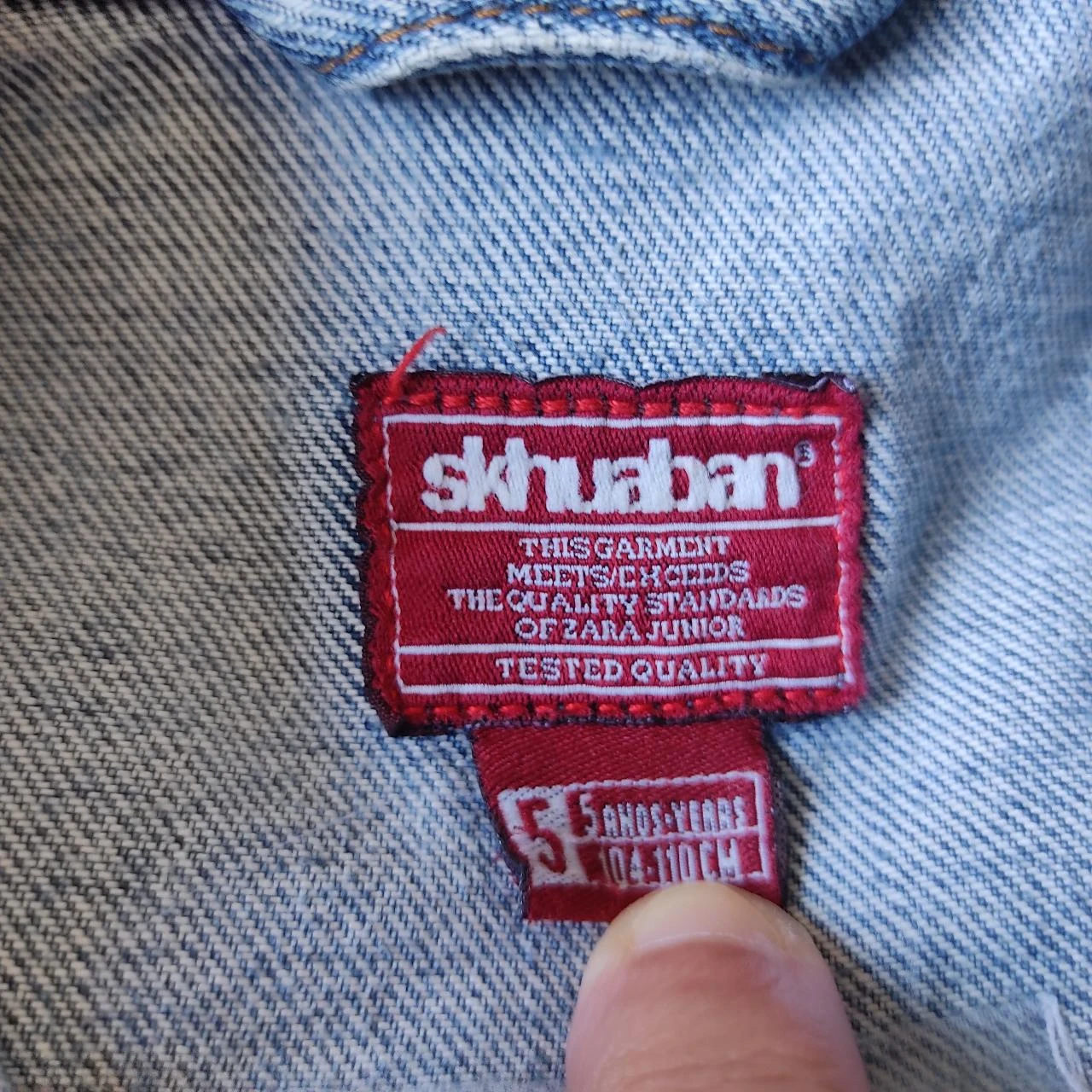 Denim jacket coat. Size 5 A (110 cm) – photo 6